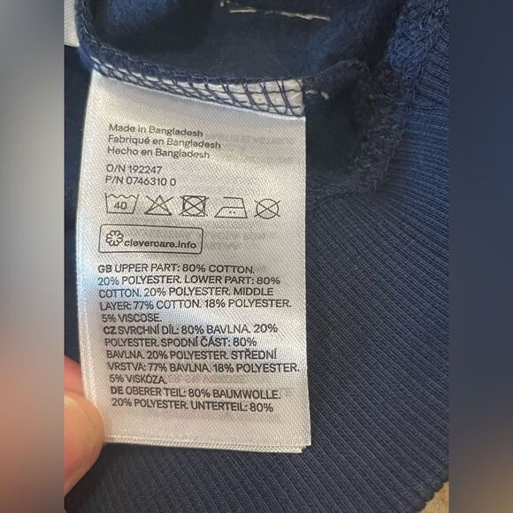 NWT H&M Color Blocked Sweatshirt Boy Size 6 - 8 years - Picture 4 of 4